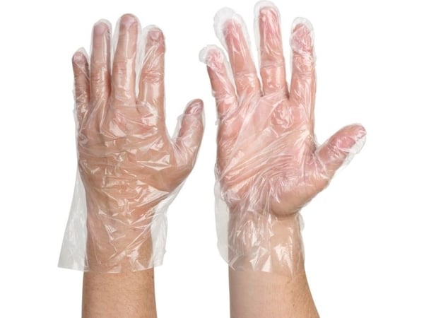LDPE Engangshandske, ABENA Quick, neutral, One size, klar, LDPE - (50 stk.)