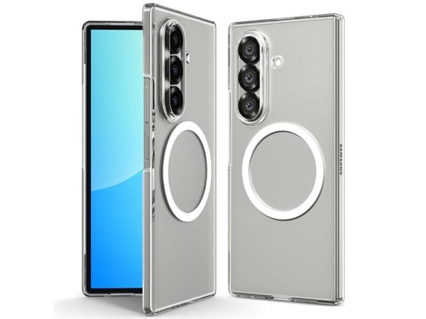 Spigen Air Skin (MagFit), Skydd, Samsung, Galaxy Z Fold 7, 20,3 cm (8"), Transparent, Hvid