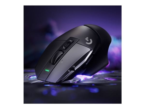Logitech G G502 X LIGHTSPEED - Mus - optisk - 8 knappar - trådlös - 2.4 GHz - USB Logitech LIGHTSPEED-mottagare - svart