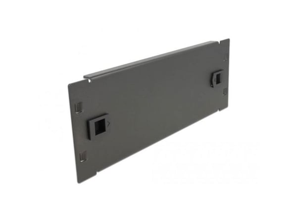 Delock - Dekkepanel for rackavskjerming - svart - 2U - 10"