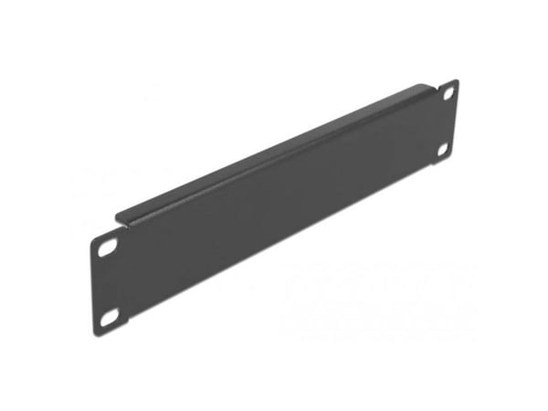Delock - Dekkepanel for rackavskjerming - svart - 1U - 10"