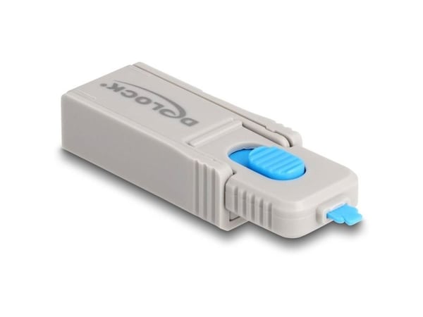DeLOCK 20969, Portin lukitus, DisplayPort, HDMI, USB Type-A, USB Type-C, Harmaa, Muovi, 1 kpl, Polylaukku