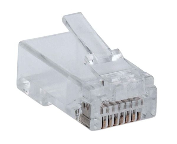 Intellinet 790369, RJ45, Läpinäkyvä, Polykarbonaatti, Cat5e, 22/24, Kulta