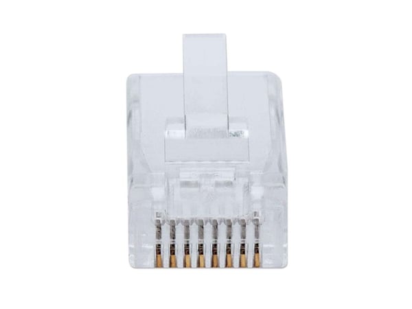 Intellinet 790369, RJ45, Läpinäkyvä, Polykarbonaatti, Cat5e, 22/24, Kulta