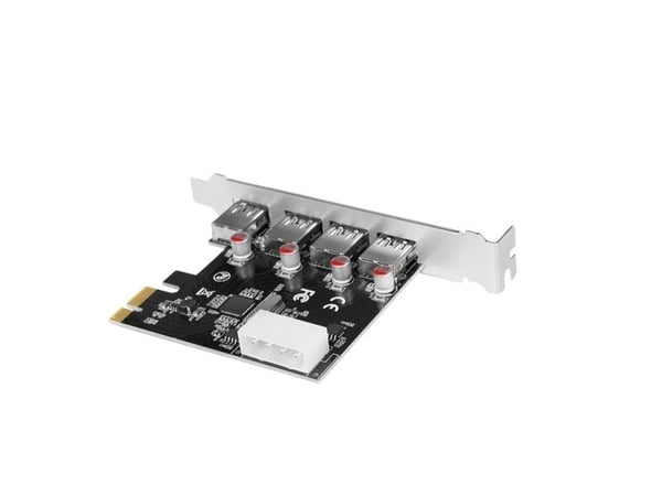 LogiLink USB 3.0 4-Port PCI Express Card - USB-adapter - PCIe 2.0 - USB 3.0 x 4