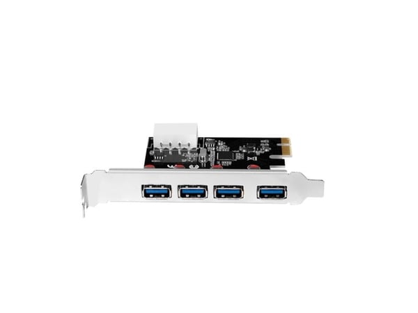LogiLink USB 3.0 4-Port PCI Express Card - USB-adapter - PCIe 2.0 - USB 3.0 x 4