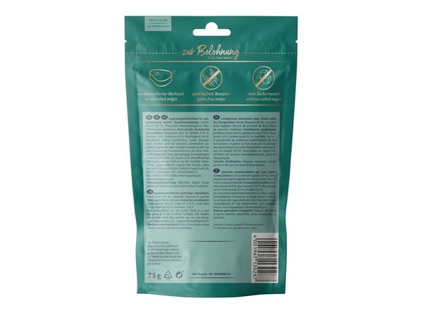 Meat Snack L?neburger Heide, godbit, for hunder, lam, 75g