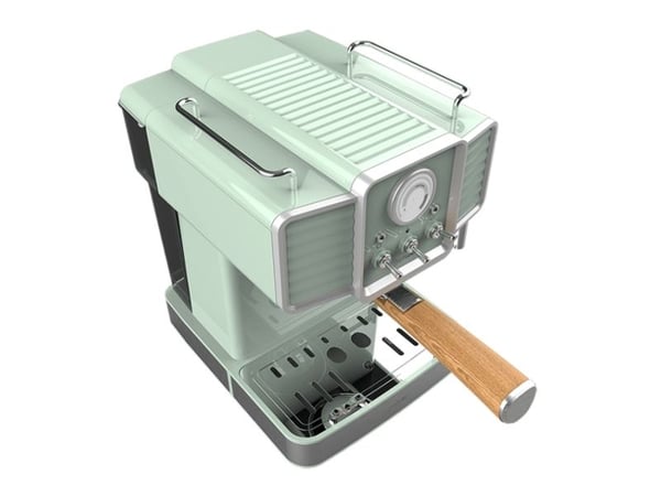 Cecotec 01576, Espressokone, 1,5 L, Jauhettu kahvi, 1350 W, Vaaleanvihreä