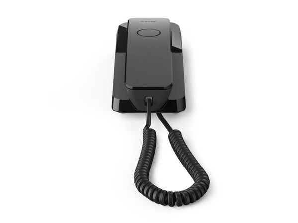 Gigaset DESK 200, Analog telefon, Kablet håndsett, 1 oppføringer, Sort