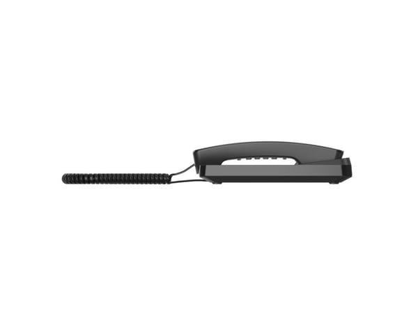 Gigaset DESK 200, Analog telefon, Kablet håndsett, 1 oppføringer, Sort