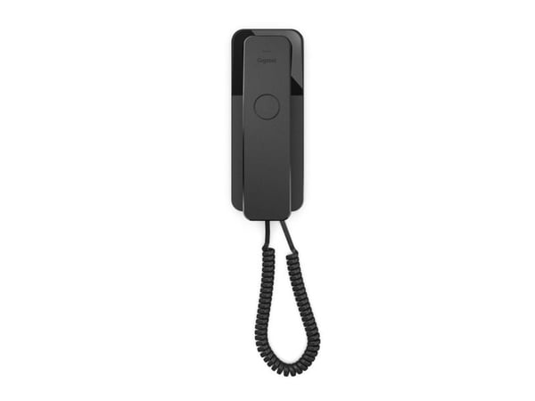 Gigaset DESK 200, Analog telefon, Kablet håndsett, 1 oppføringer, Sort
