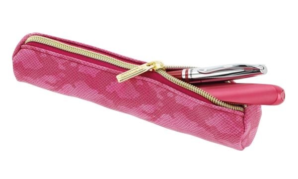 Herlitz Bright Animals, Mykt penal, Polyuretan (PU), Rosa, Monokromatisk, Glidelås, Oppvekst
