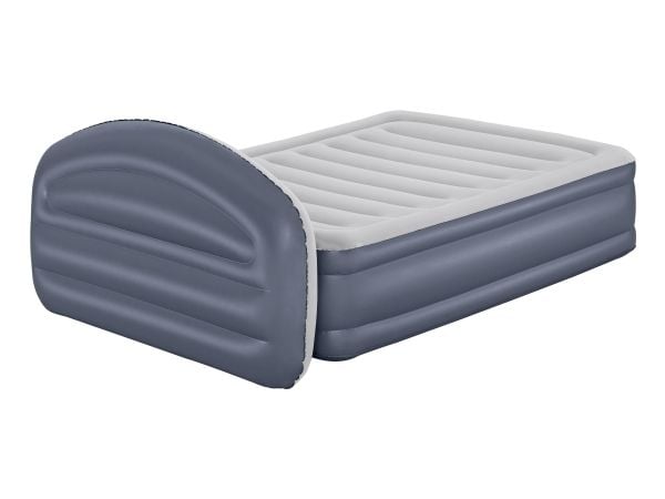 Bestway 671BD, Dobbel Madrass, Dobbeltseng (Queen size), Rektangel, Innendørs, Innebygd luftpumpe