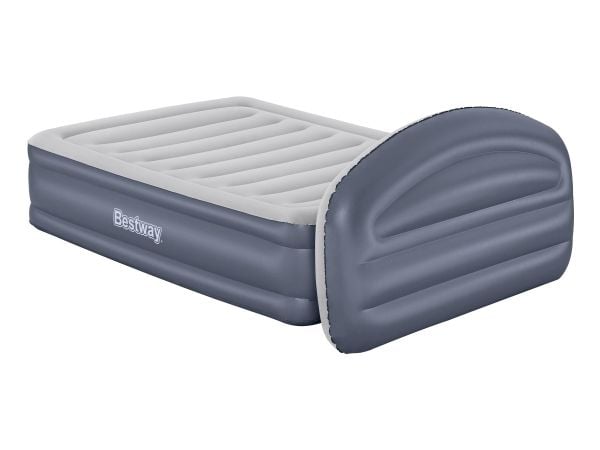 Bestway 671BD, Dobbel Madrass, Dobbeltseng (Queen size), Rektangel, Innendørs, Innebygd luftpumpe