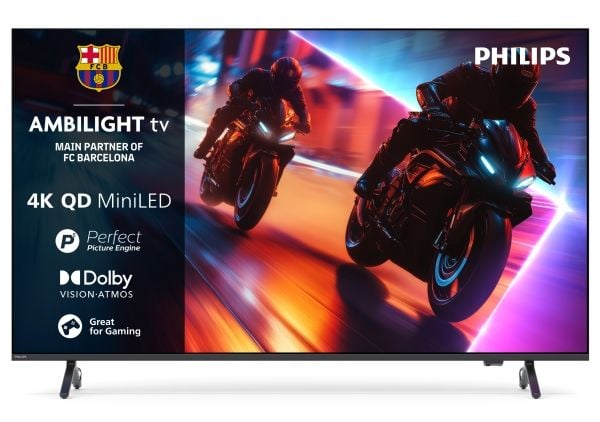 Philips 75MLED910 - 75" Diagonalklasse LED-bakgrunnsbelyst LCD TV - QLED - Smart TV - TITAN OS - 4K UHD (2160p) 3840 x 2160 - HDR - Quantum Dot, Mi...