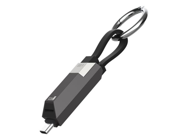 4smarts 548240, 0,14 m, USB C, USB C, USB4 Gen 3x2, 40 Gbit/sek, Svart, Grafit