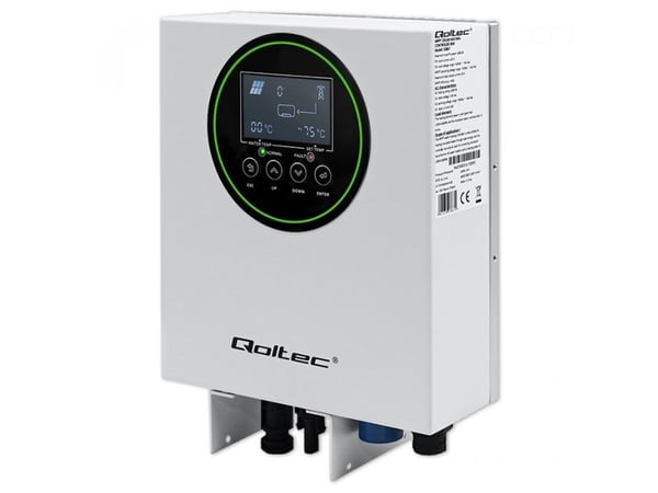 Qoltec Inverter Solar vannvarmeomformer ECO Solar Boost | MPPT | OMGANG | LCD | 3kW/4kW | Wi-Fi