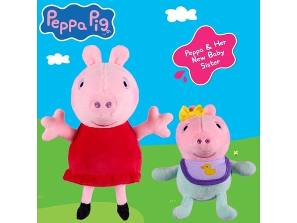 PEPPA PLUSH 2-PACK