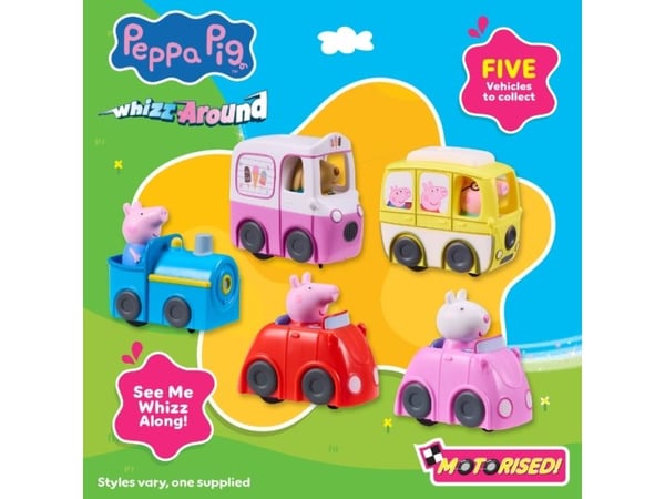 PEPPA WHIZZ AROUND LITTLE VEHICLE ASS CDU