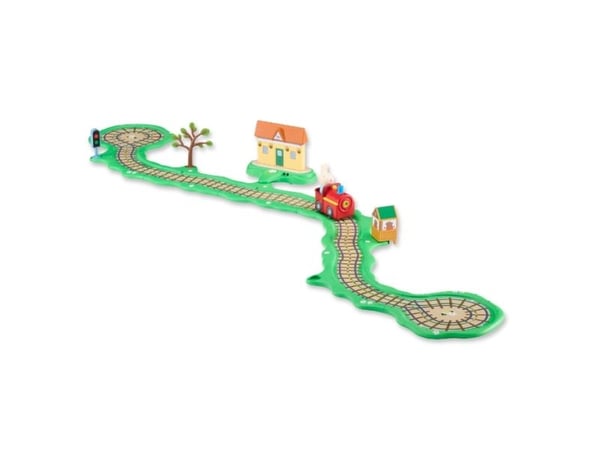 PEPPA WHIZZ rundt omkring klikkety-klakk-toget