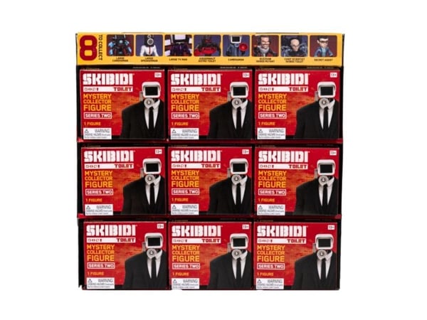 SKIBIDI toilet mystery figure coll. series ASS CDU