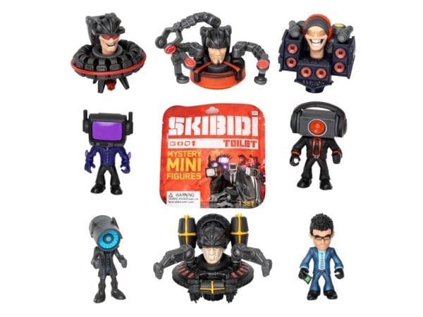 SKIBIDI TOILET MINI MYSTERY FIGURES 2 ASS CDU