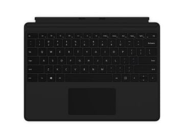 Microsoft Surface Pro Keyboard - Tastatur - med styrepute - bakbelysning - Tysk - svart - for Surface Pro X