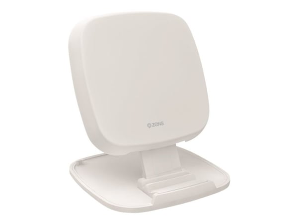 ZENS Fast Wireless Charger - Trådløst ladestativ - 10 watt - FC - hvit