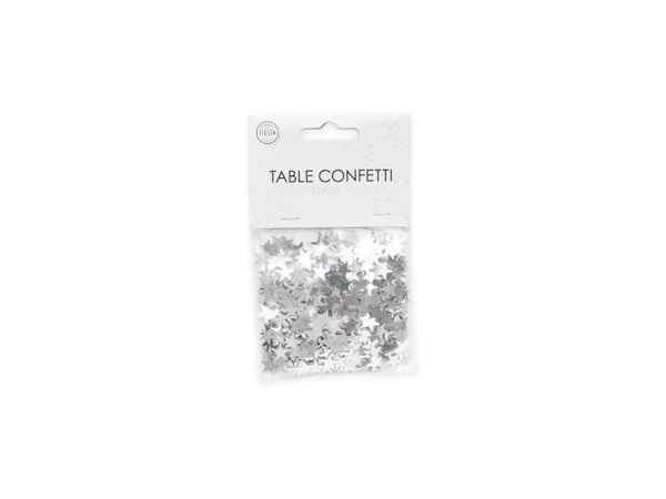 Hopeinen tähtikonfetti, 14 g