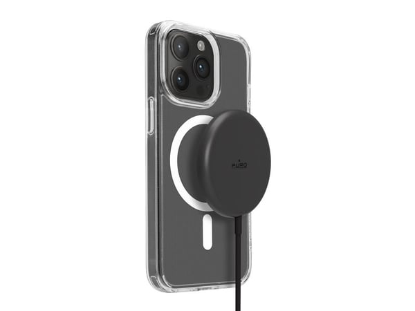 PURO CUSBCMAG1BLK, inomhus, USB, Trådlös laddning, 1 m, Svart