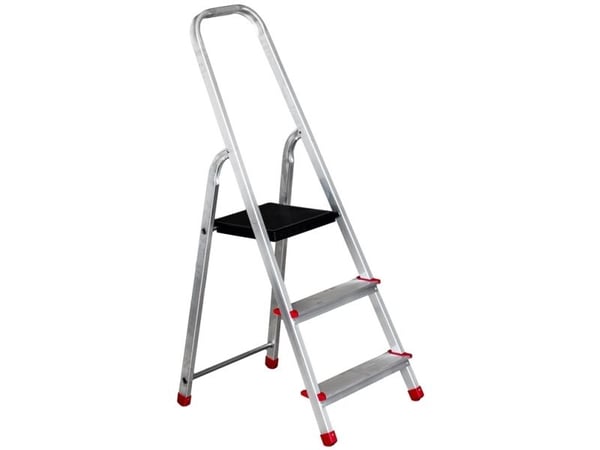 Hailo husholdningsstige 3 trinn i aluminium