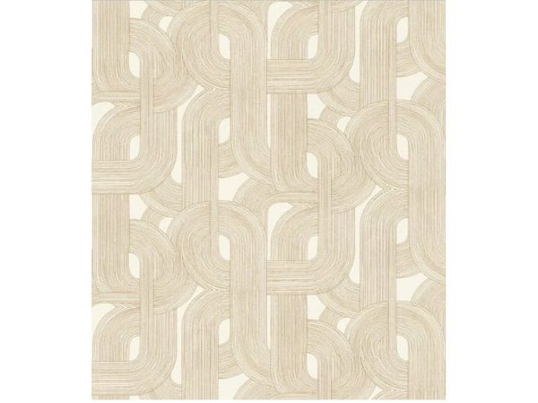 WALLPAPER 868111 GOLD WHITE GEOM