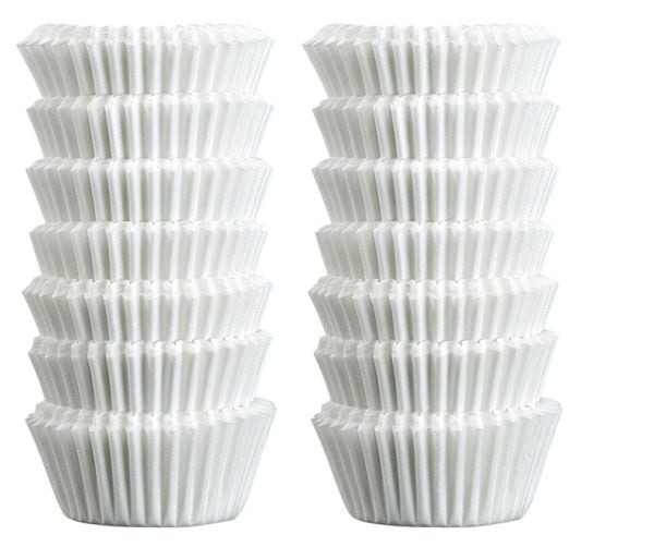 Zenker 43423, Muffinskopper, Rund, Rillet overflate, 220 °C, Hvit, Papir