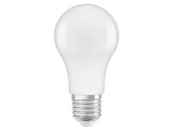 OSRAM HOMELIGHTING LED-lampe 4099854109874 E27, RGB, energiklasse F, pæreform, 10 W = 75 W, varm hvit, Ø x H 60 x 109 mm, 1 stk