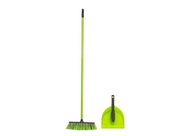 FLOOR BROOM WITH HAND+SHOV 082050 OKKO