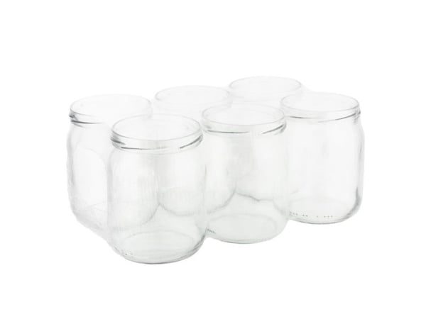 OWA Armor glassflaske 540 ml 6-pk uten lokk 82 mm