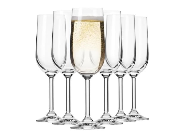 GLASS CHAMPAGNE GEMA 6 stk