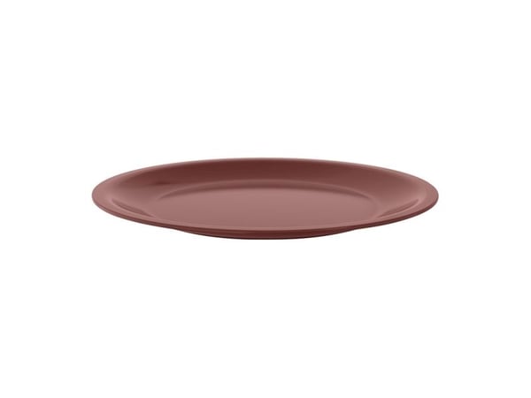 Rotho liten tallerken 26 cm plast rød