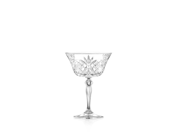 Champagneglas Kristalli samppanjalasit RCR MELODIA, 260 ml, 6 kpl.