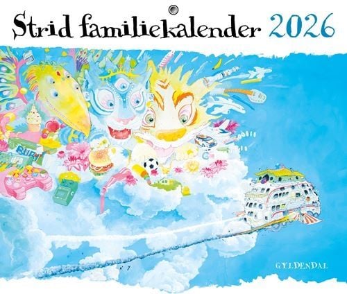 Strid familiekalender 2026 | Jakob Martin Strid | Språk: Dansk