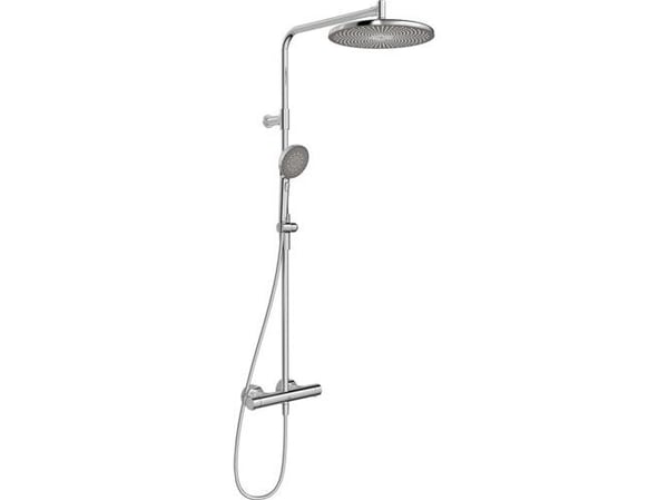 Oras Aurelia brusesystem med Ø300 mm hovedbruser og Ø110 mm håndbruser med 3 sprayfunktioner