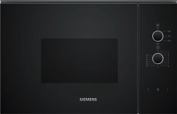Siemens iQ300 BF520LMA1 - Mikrobølgeovn - innebygd - 20 liter - 800 W - svart