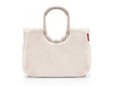 Reisenthel loopshopper L, Handlenett, Hvit, Aluminium, Mønster, Punktmønstret, 25 l