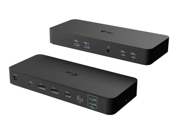 i-Tec - Dokkingstasjon - USB-C / USB4 / Thunderbolt 3 / Thunderbolt 4 / Thunderbolt 5 - HDMI, 2 x DP - 1GbE - 135 watt - Europa i-Tec - Dokkingstasjon - USB-C / USB4 / Thunderbolt 3 / Thunderbolt 4 / Thunderbolt 5 - HDMI, 2 x DP - 1GbE - 135 watt - Europa