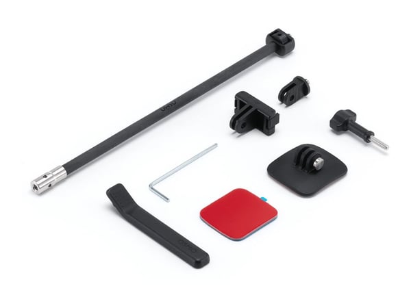 DJI Osmo 360 - Støttesystem - hjelmmontering - tredjeperson - kan monteres på kurvet overflate - for DJI Osmo 360