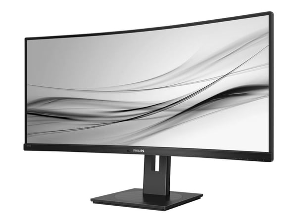 Philips 345B1C - LED-skjerm - kurvet - 34" - 3440 x 1440 WQHD @ 100 Hz - VA - 300 cd/m² - 3000:1 - 5 ms - 2xHDMI, DisplayPort - høyttalere - svart ...