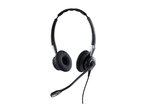 Jabra BIZ 2400 II QD Duo NC Wideband - Hodesett - on-ear - kablet - Quick Disconnect