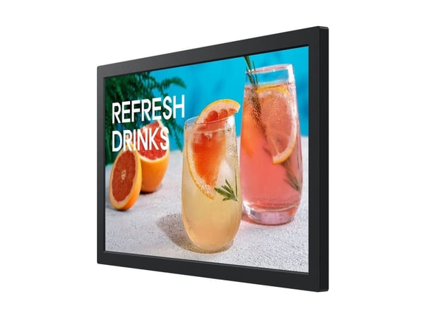 Samsung QB13C - 13" Diagonalklasse LED-bakgrunnsbelyst LCD-skjerm - intelligent skilting - Tizen OS - 1080p 1920 x 1080 - svart