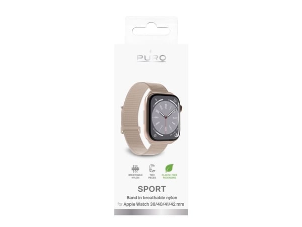 PURO SPORT, Klockarmband, Apple, Apple Watch 38/40/41mm, Nylon, 20 g, 75 mm