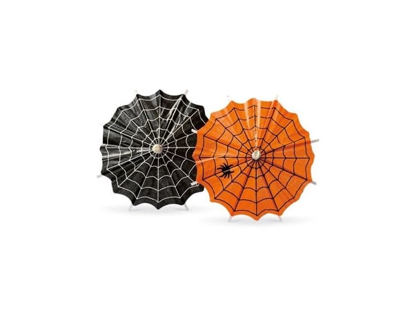 Halloween drinksparasol, 8 stk